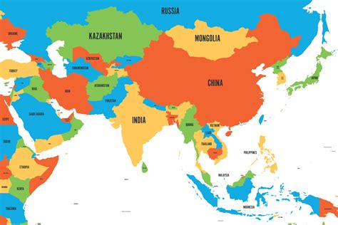 Asia: Countries .